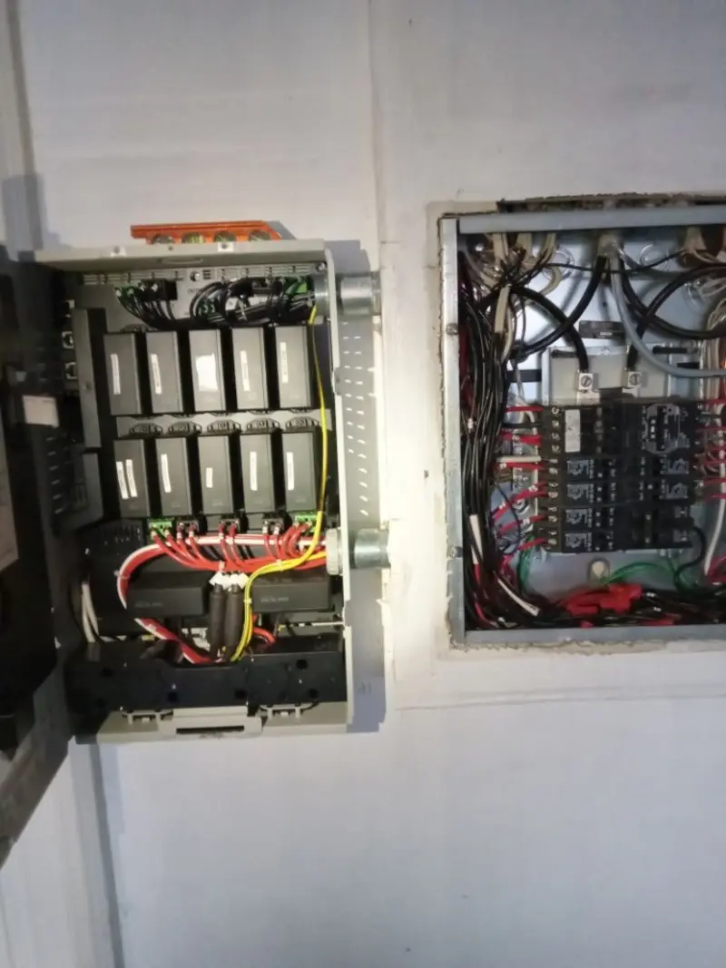 Electrical panel upgrade completed for Ring Doorbell Installation in Peach Bottom